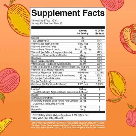 Liquid Morning Multivitamin + Hair Growth, MRO